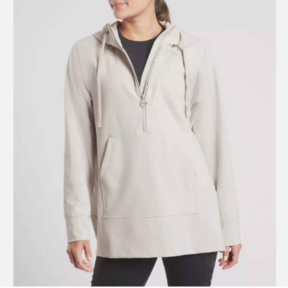 ATHLETA Glacier Handkerchief Poncho Grey Size Small